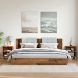 Bedside Cabinets 2 pcs Old Wood 40x30x50 cm Engineered Wood 856417