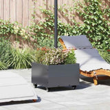 Parasol Base with Planter Anthracite 45 x 45 x 45 cm Steel 42010368