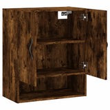 Wall Cabinet Smoked Oak 60x31x70 cm Engineered Wood 829905