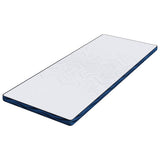 Mattress Topper White 70 x 200 x 6 cm Jaquard Fabric 4106253