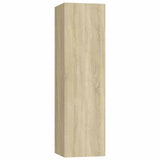 4 Piece TV Cabinet Set Sonoma Oak Engineered Wood 3114328
