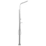 ZNTS Outdoor Shower Stainless Steel Curved 48199