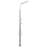 ZNTS Outdoor Shower Stainless Steel Curved 48199