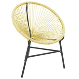 Acapulco Chair Beige Poly Rattan, Powder-Coated Steel Standard 313139