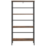 Bookshelf Smoked Oak 60 x 29.5 x 115 cm Engineered Wood 883924