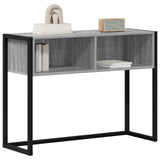 End Table Grey Sonoma 100 x 36 x 75 cm Engineered Wood 886693