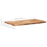 Table Top Solid Acacia Wood 118xx3.8 cm 286334