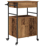 Kitchen Trolley Old Wood 56 x 43 x 89.5 cm Engineered Wood 871666