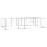 Outdoor Dog Kennel Galvanised Steel 33,88 m 3082320