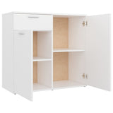 Sideboard White 80x36x75 cm Engineered Wood 805770