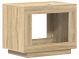 Side Table Sonoma Oak 60 x 40 x 65 cm Engineered Wood 899897