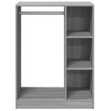 Wardrobe Grey Sonoma 77x48x102 cm Engineered Wood 840812