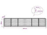 Gabion with 3.5 mm Wire and 10x10 cm Mesh 600x100x150 cm 3463422