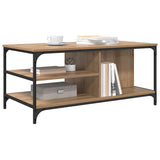Coffee Table Artisan Oak 100 x 50 x 45 cm Engineered Wood 886241