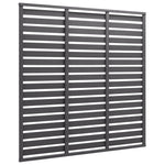 Fence Panel WPC 180x180 cm Grey 318110
