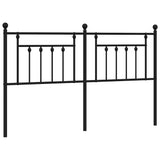 Metal Replace Headboard Black 180 cm 353573