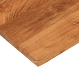 Table Top 80x80x3,8 cm Square Solid Wood Acacia 371003