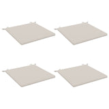 4-Piece Seat Cushions SOEST 4 pcs 100% Polyester White 944766