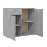 Sideboard Grey Sonoma 80x36x75 cm Engineered Wood 815490