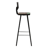 Bar Chairs 2 pcs Solid Reclaimed Wood 245392