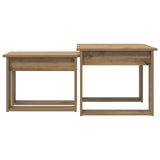 Coffee Table Set 2 pcs Artisan Oak 50 x 52 x 42 cm 8000131