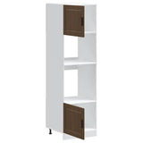 Oven Cabinets 2 pcs Porto Brown Oak Engineered Wood 3315058