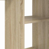 Desk with Shelf Sonoma Oak 142 x 102 x 73 cm Engineered Wood 869292