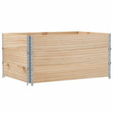 Pallet Collars 3 pcs 120x80 cm Solid Wood Pine 3295366