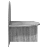 Bedside Table 2 pcs Grey Sonoma 48 x 49 x 65 cm Engineered Wood 8001126