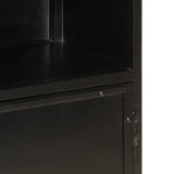 Bathroom Cabinet 40x27x90 cm Iron and Solid Wood Mango 358563