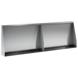 Retaining Wall 2 pcs 60 x 12 x 30 cm Galvanised Steel Silver 8015267
