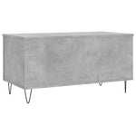ZNTS Coffee Table Concrete Grey 90x44.5x45 cm Engineered Wood 830976