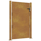 Garden Gate 100x125 cm Corten Steel 153204