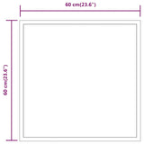 LED Bathroom Mirror 60x60 cm 151759
