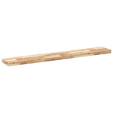 Floating Shelf 120x20x4 cm Untreated Solid Wood Acacia 3279431