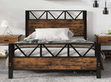 Metal bed, 3FT single bed 90x190cm, With 2 drawerss, Durable and Sturdy, Youth bed, Storage bed for N604P283076B