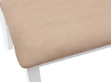 Dining Chairs 2 pcs White 50 x 52.5 x 91 cm Solid Rubber Wood 42020454