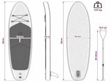 Inflatable SUP Board with Sail SCYLLA 330 x 76 x 15 cm Blue for 42039137
