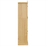 Glass Display Cabinet Corona 99x43x187 cm Solid Wood Pine 4005682