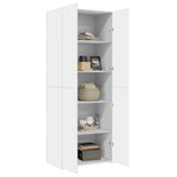 Highboard White 70x42.5x185 cm Engineered Wood 3281420