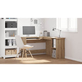 Corner Desk Artisan Oak 120x140x75 cm Engineered Wood 855901