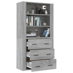 Highboard Grey Sonoma Engineered Wood 3185397