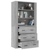 Highboard Grey Sonoma Engineered Wood 3185397