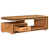 Coffee Table 100x45x33 cm Solid Acacia Wood 247493