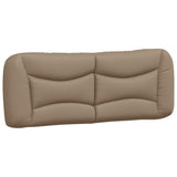 Bed Frame with LED without Mattress "Hvar" Cappuccino 140x190 cm 3213931
