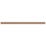 Raised Garden Bed Wood Brown 600 x 40 x 24 cm cold-rolled steel 8006372