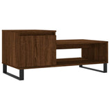 Coffee Table Brown Oak 100x50x45 cm Engineered Wood 830843