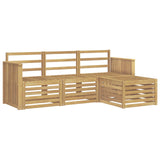 Outdoor Sofa Set 4 pcs White 189.5 x 122.5 x 73 cm 3391629