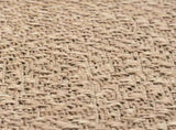 Rug ZIZUR 200x200 cm Jute Look Indoor and Outdoor 4006163