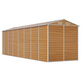 Garden Shed Light brown Galvanised steel Large Garden Shed 3188281